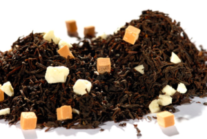 Karamellitoffee - musta tee - maustettu tee - Runda Munken Teekauppa