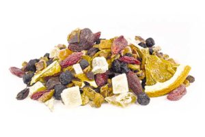 Goji-Pomegranate-Mango - hedelmähauduke - Runda Munken Teekauppa